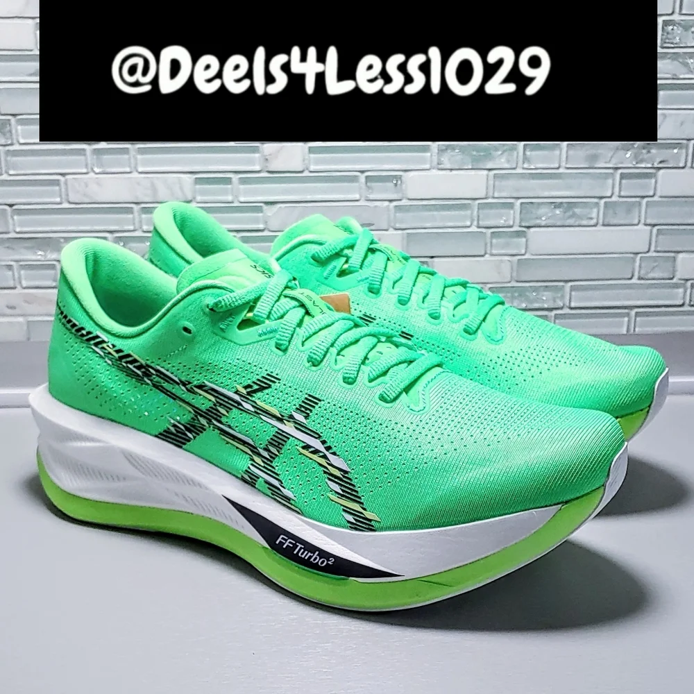 ASICS Sonicblast Running Mens Vital Green Black White